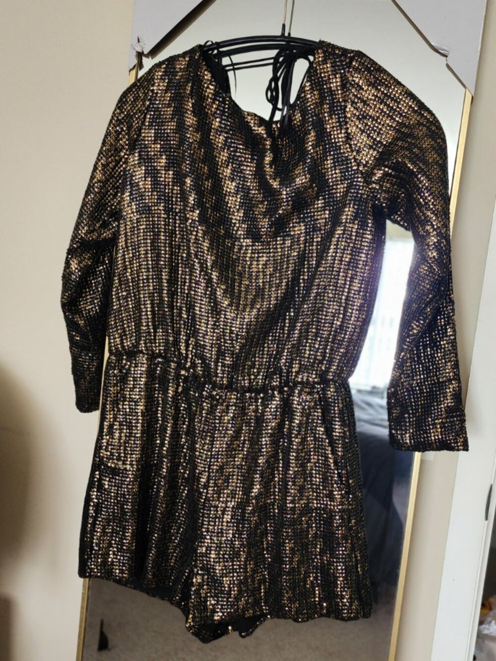 Zara Sequined Romper Size S